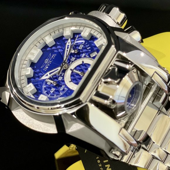 Blue Pro Diver Men's GMT Watch NEW - Picture 7 of 8